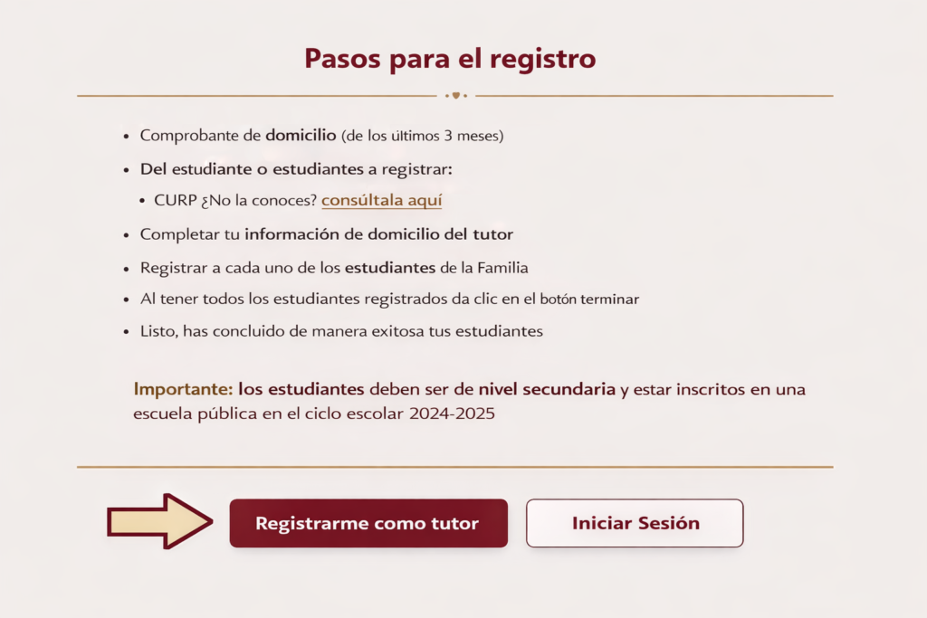 Registrarme Como Tutor